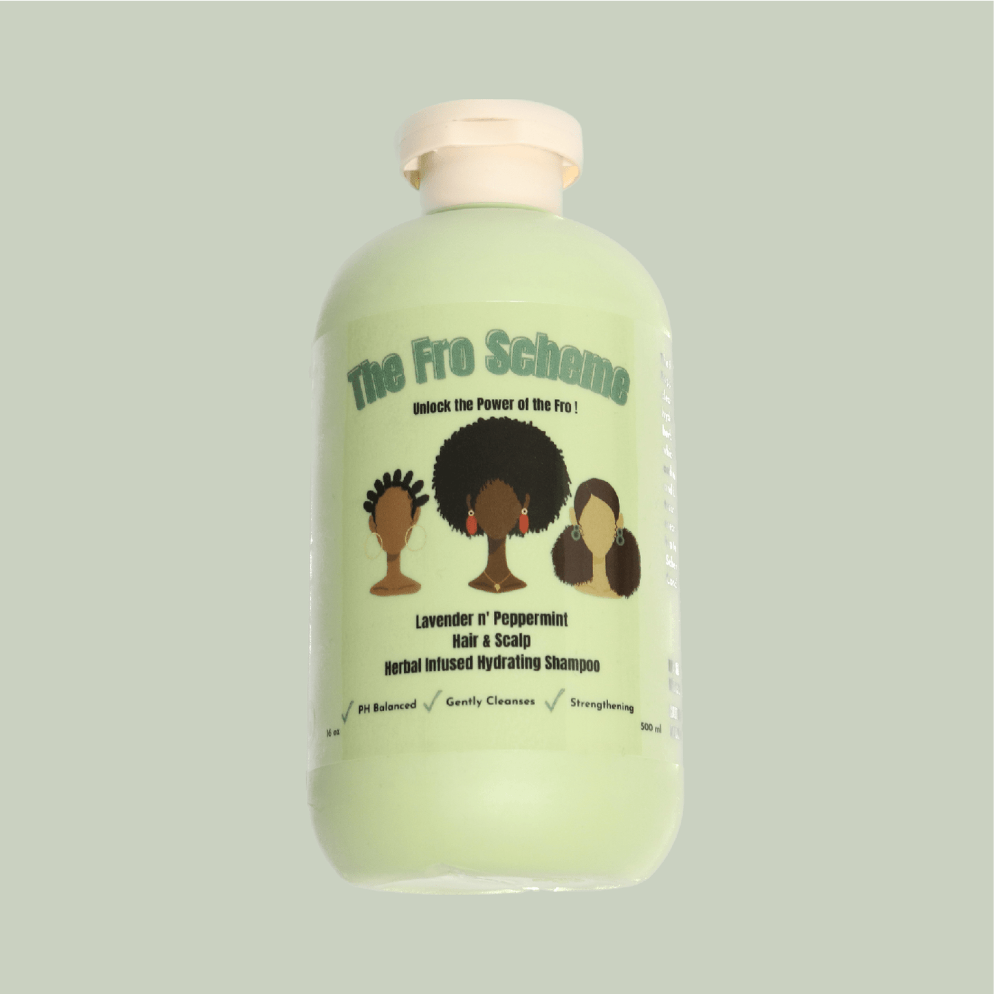 Lavender n' Peppermint Hair & Scalp Herbal Infused Hydrating Shampoo